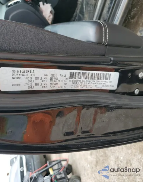 2015 Dodge Durango Citadel z USA, uszkodzony, nr VIN 1C4SDJET4FC133079